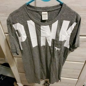 Size Small with tags Gray Pink tshirt